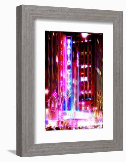 Manhattan Shine - Radio City Music Hall-Philippe Hugonnard-Framed Photographic Print