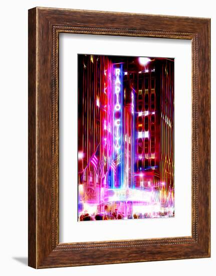 Manhattan Shine - Radio City Music Hall-Philippe Hugonnard-Framed Photographic Print