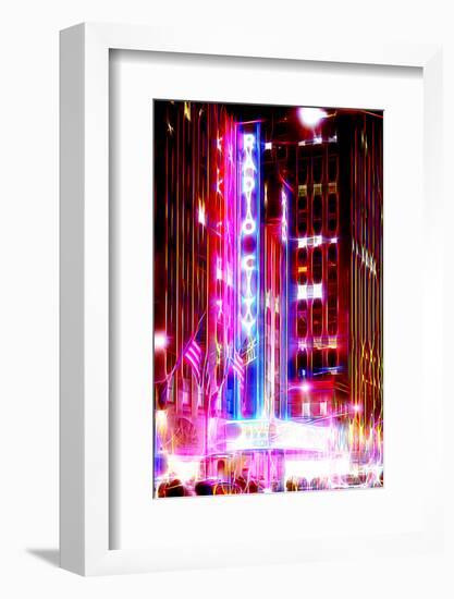 Manhattan Shine - Radio City Music Hall-Philippe Hugonnard-Framed Photographic Print