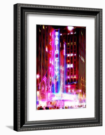 Manhattan Shine - Radio City Music Hall-Philippe Hugonnard-Framed Photographic Print