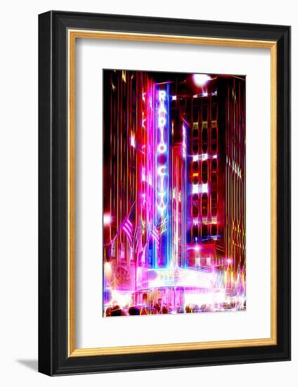 Manhattan Shine - Radio City Music Hall-Philippe Hugonnard-Framed Photographic Print