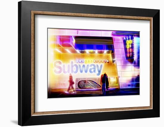 Manhattan Shine - Subway-Philippe Hugonnard-Framed Photographic Print