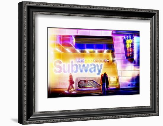 Manhattan Shine - Subway-Philippe Hugonnard-Framed Photographic Print