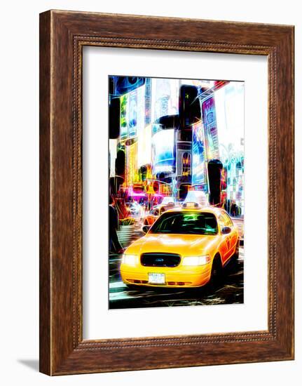 Manhattan Shine - Taxi Fevers-Philippe Hugonnard-Framed Photographic Print