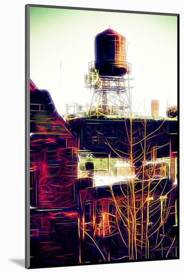 Manhattan Shine - Water Tank-Philippe Hugonnard-Mounted Photographic Print