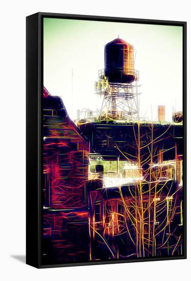 Manhattan Shine - Water Tank-Philippe Hugonnard-Framed Stretched Canvas