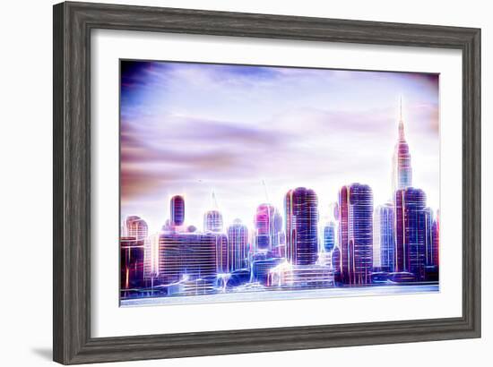 Manhattan Shine - White Light-Philippe Hugonnard-Framed Photographic Print