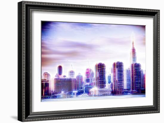 Manhattan Shine - White Light-Philippe Hugonnard-Framed Photographic Print