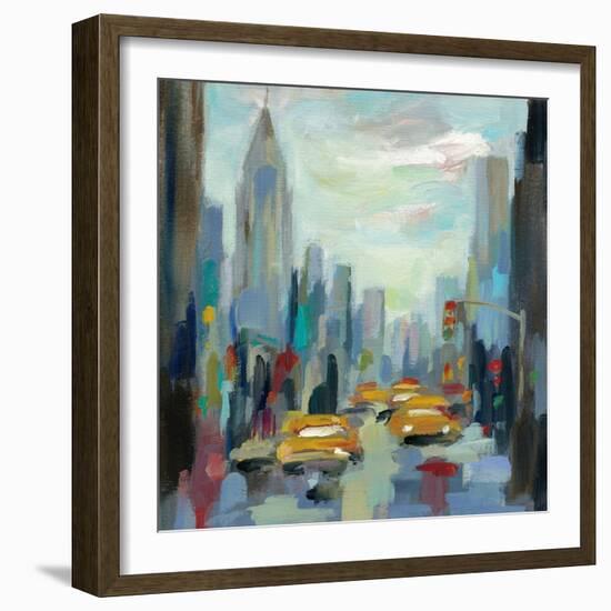 Manhattan Sketches I-Silvia Vassileva-Framed Art Print