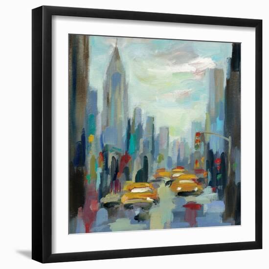 Manhattan Sketches I-Silvia Vassileva-Framed Art Print