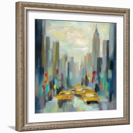 Manhattan Sketches II-Silvia Vassileva-Framed Art Print