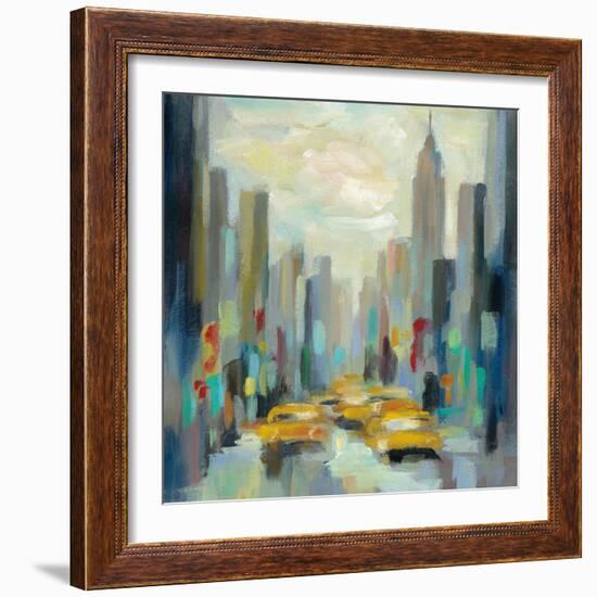 Manhattan Sketches II-Silvia Vassileva-Framed Art Print