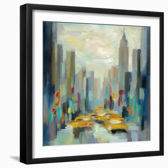 Manhattan Sketches II-Silvia Vassileva-Framed Art Print