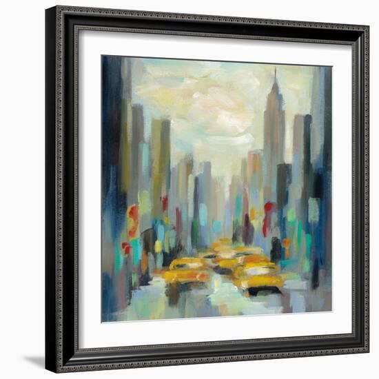 Manhattan Sketches II-Silvia Vassileva-Framed Art Print