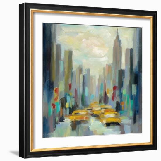 Manhattan Sketches II-Silvia Vassileva-Framed Art Print