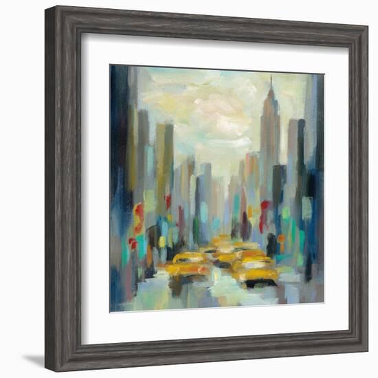 Manhattan Sketches II-Silvia Vassileva-Framed Art Print