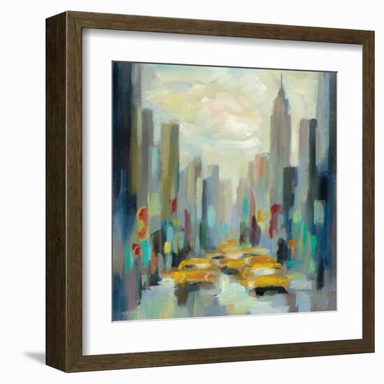 Manhattan Sketches II-Silvia Vassileva-Framed Art Print