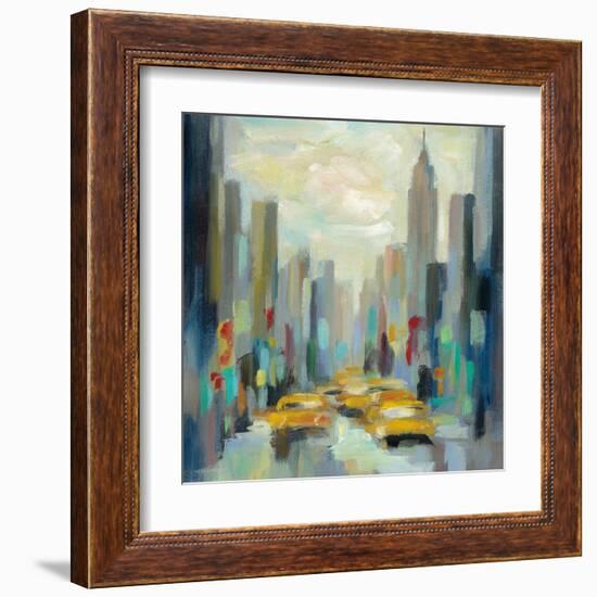 Manhattan Sketches II-Silvia Vassileva-Framed Art Print