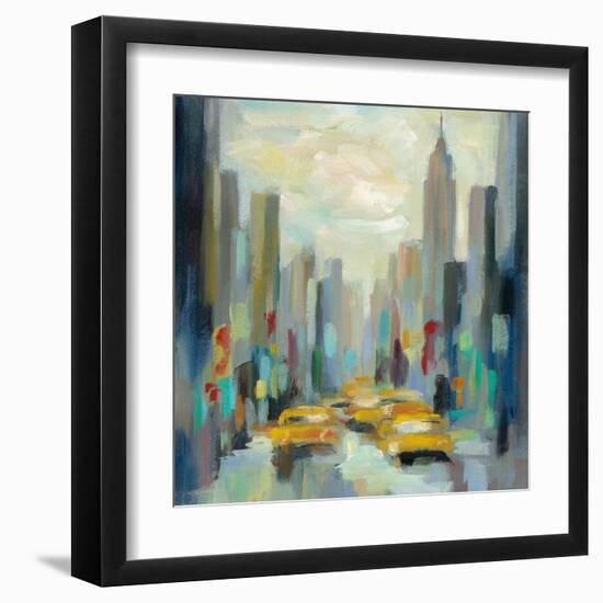 Manhattan Sketches II-Silvia Vassileva-Framed Art Print