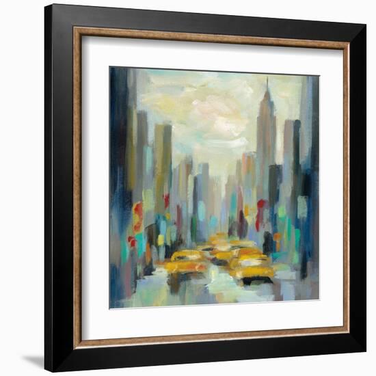 Manhattan Sketches II-Silvia Vassileva-Framed Art Print