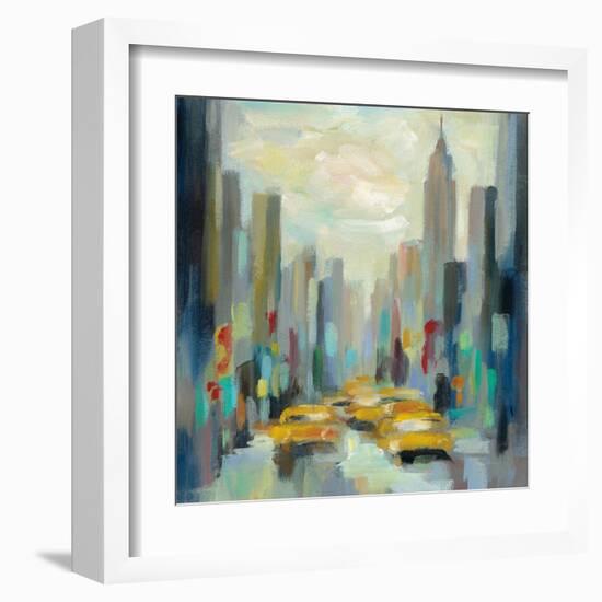 Manhattan Sketches II-Silvia Vassileva-Framed Art Print