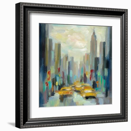 Manhattan Sketches II-Silvia Vassileva-Framed Art Print