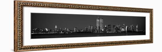 Manhattan Skyline 2001-Richard Berenholtz-Framed Art Print