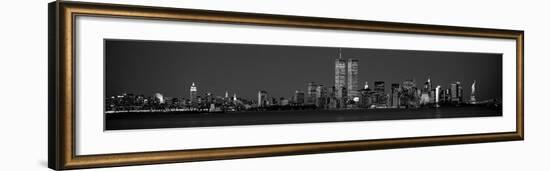 Manhattan Skyline 2001-Richard Berenholtz-Framed Art Print