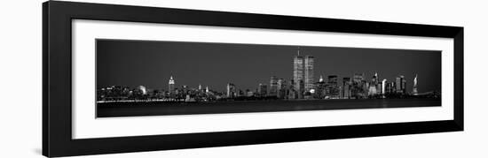 Manhattan Skyline 2001-Richard Berenholtz-Framed Art Print