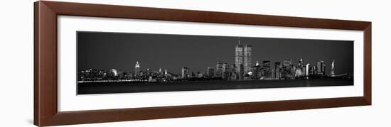 Manhattan Skyline 2001-Richard Berenholtz-Framed Art Print