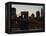 Manhattan Skyline and Brooklyn Bridge at Dusk, New York City, New York, USA-Amanda Hall-Framed Premier Image Canvas