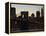 Manhattan Skyline and Brooklyn Bridge at Dusk, New York City, New York, USA-Amanda Hall-Framed Premier Image Canvas