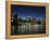 Manhattan Skyline and Brooklyn Bridge at Dusk, New York City, New York, USA-Amanda Hall-Framed Premier Image Canvas