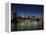 Manhattan Skyline and Brooklyn Bridge at Dusk, New York City, New York, USA-Amanda Hall-Framed Premier Image Canvas