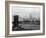 Manhattan Skyline And Brooklyn Bridge-Bettmann-Framed Photographic Print