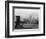 Manhattan Skyline And Brooklyn Bridge-Bettmann-Framed Photographic Print