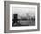 Manhattan Skyline And Brooklyn Bridge-Bettmann-Framed Photographic Print