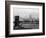 Manhattan Skyline And Brooklyn Bridge-Bettmann-Framed Photographic Print