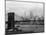 Manhattan Skyline And Brooklyn Bridge-Bettmann-Mounted Photographic Print