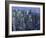 Manhattan skyline at dusk, NYC-Michel Setboun-Framed Giclee Print