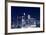 Manhattan Skyline at Night, New York City-Zigi-Framed Photographic Print