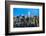 Manhattan skyline, Empire State Building and Chrysler Building, New York City, United States of Ame-Fraser Hall-Framed Photographic Print