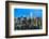 Manhattan skyline, Empire State Building and Chrysler Building, New York City, United States of Ame-Fraser Hall-Framed Photographic Print