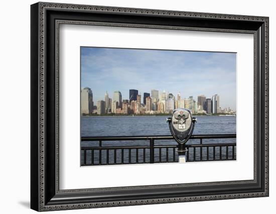 Manhattan Skyline from New Jersey-Paul Souders-Framed Photographic Print