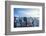 Manhattan skyline from Times Square to the Hudson River, New York City, United States of America, N-Fraser Hall-Framed Photographic Print