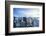 Manhattan skyline from Times Square to the Hudson River, New York City, United States of America, N-Fraser Hall-Framed Photographic Print