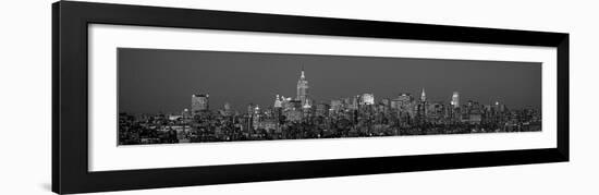 Manhattan Skyline I-Richard Berenholtz-Framed Art Print