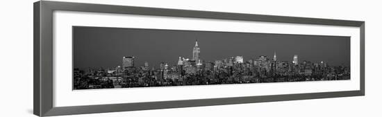 Manhattan Skyline I-Richard Berenholtz-Framed Art Print