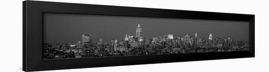 Manhattan Skyline I-Richard Berenholtz-Framed Art Print