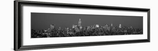 Manhattan Skyline I-Richard Berenholtz-Framed Art Print